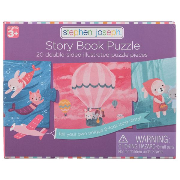 Stephen Joseph - Story Book Puzzle - Pink
