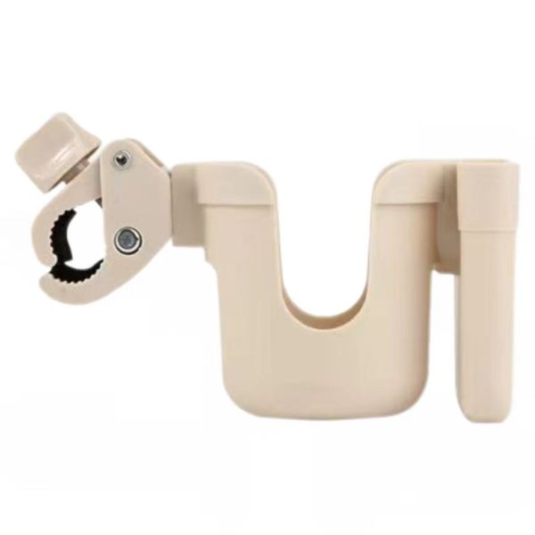 2-in-1 Stroller Water Cup Holder With Phone Holder, Universal Bottle Holder