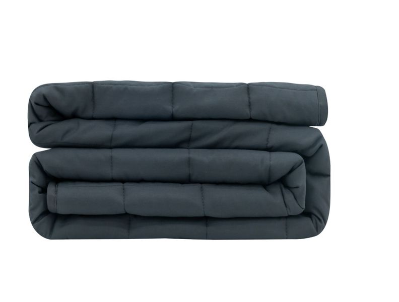 Weighted Blanket Premium Material 100% Cotton 7Kg W152xL203 cm-DarkGrey