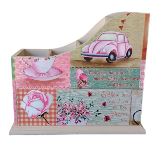 Remote Control Holder / Organizer - 4 Compartments