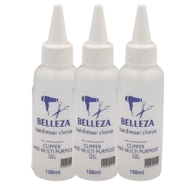 Belleza Clipper and Multipurpose Oil - 3 x 100ml