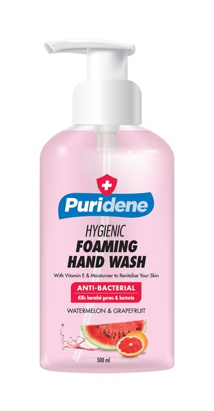 Puridene Hygienic Foaming Hand Wash - Watermelon and Grapefruit