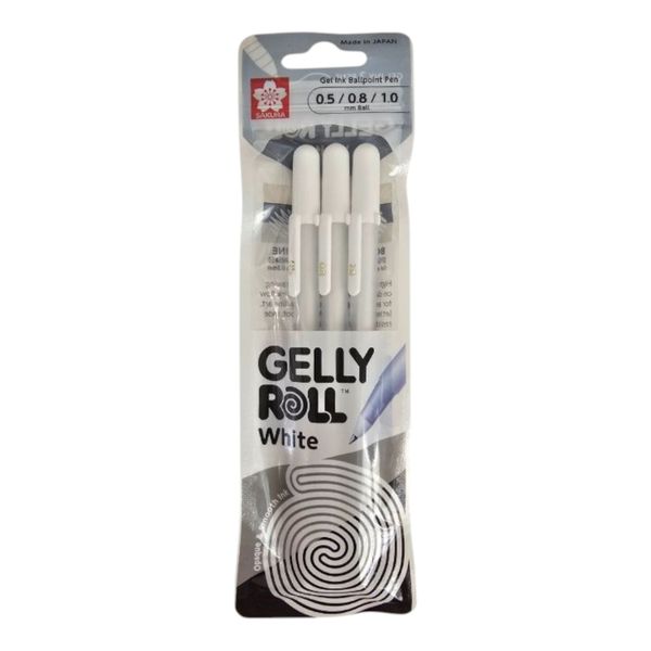 Sakura Gelly Roll White Set of 3