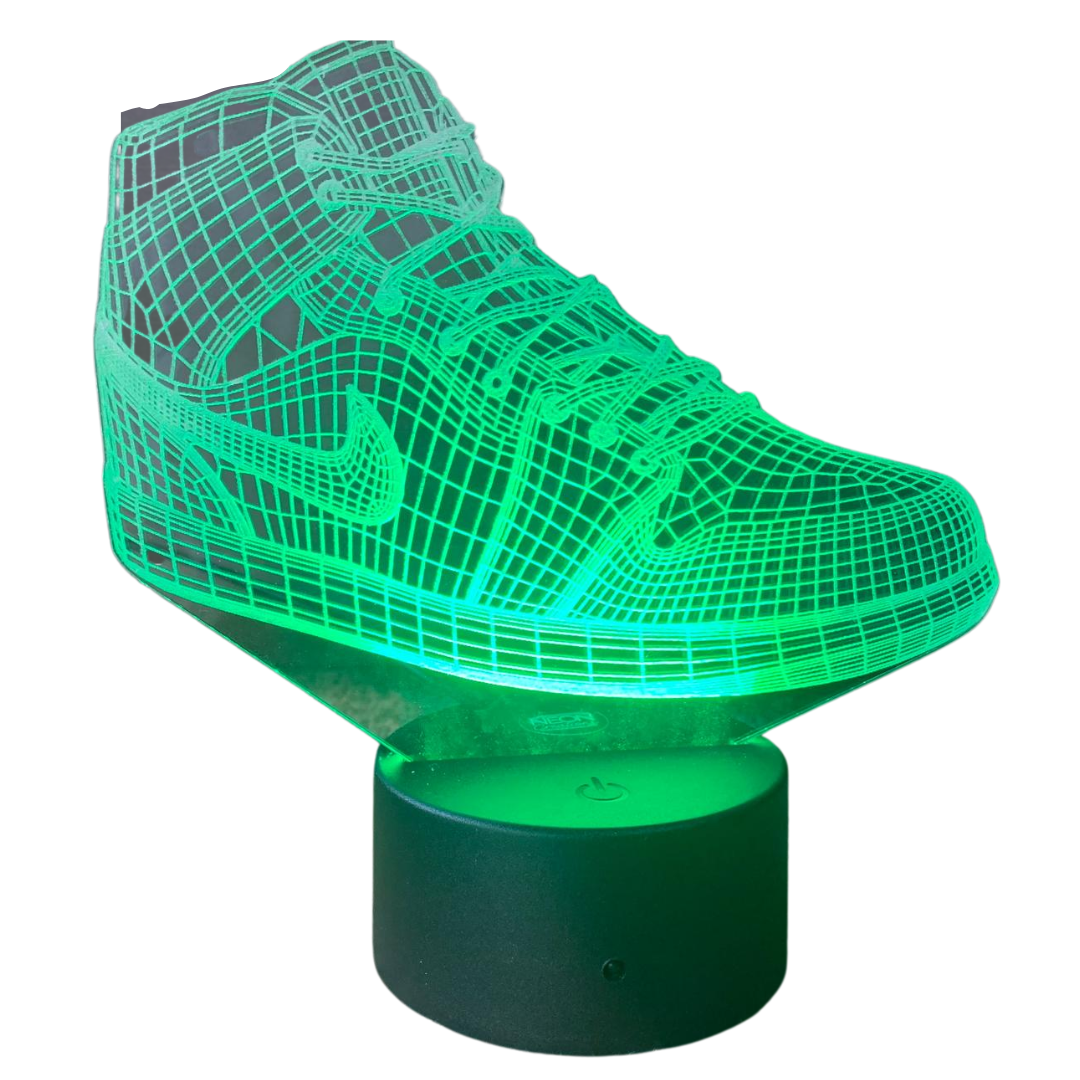 3D Effect Nike Inspired Sneaker Night Lamp
