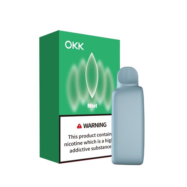 OKK 5000 Puff 50mg Cross Cartridge - Mint