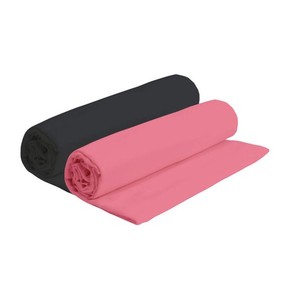 PepperSt Baby Collection – Baby Receiving Blanket – Black &amp; Dark Pink
