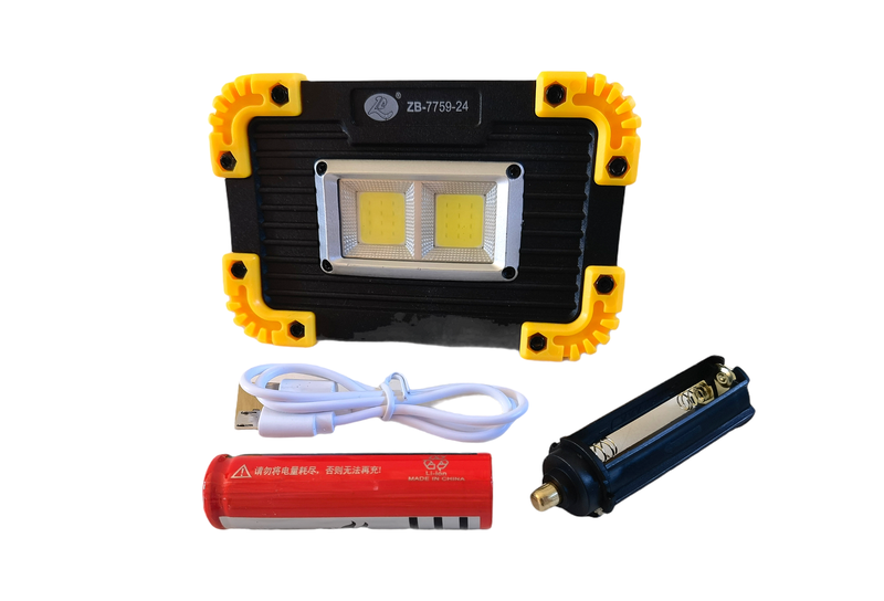 LED Cob Light Mini Rechargeable and 3AAA Battery Light