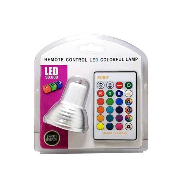 3W E27 RGB LED Bulb Color Change Lamp Bulb Light with Remote Control Bulb