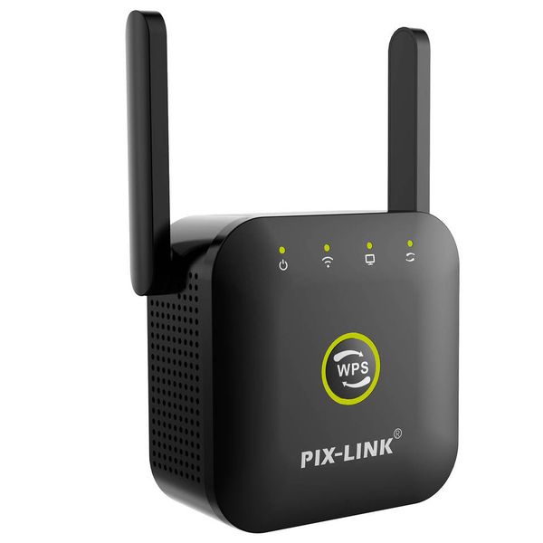 PIX-LINK WR22 300Mbps Wifi Wireless Signal Booster Repeater Black-B2709