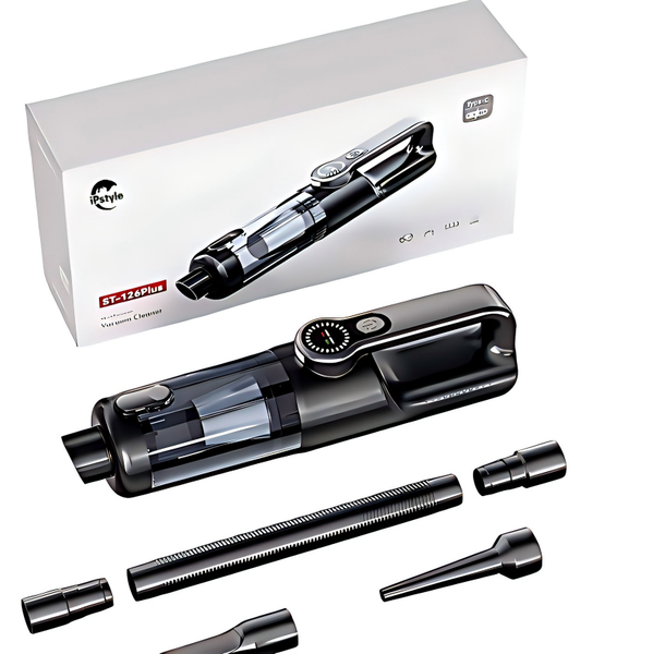 IPSTYLE Car Vacuum Cleaner Wireless One-Button Dust Dump Vacuum Cleaner