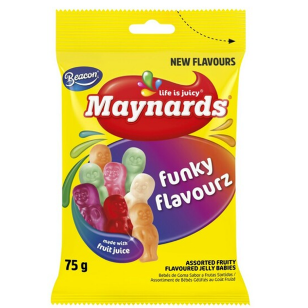 Maynards Funky Flavourz Babies 75g - 24 Pack