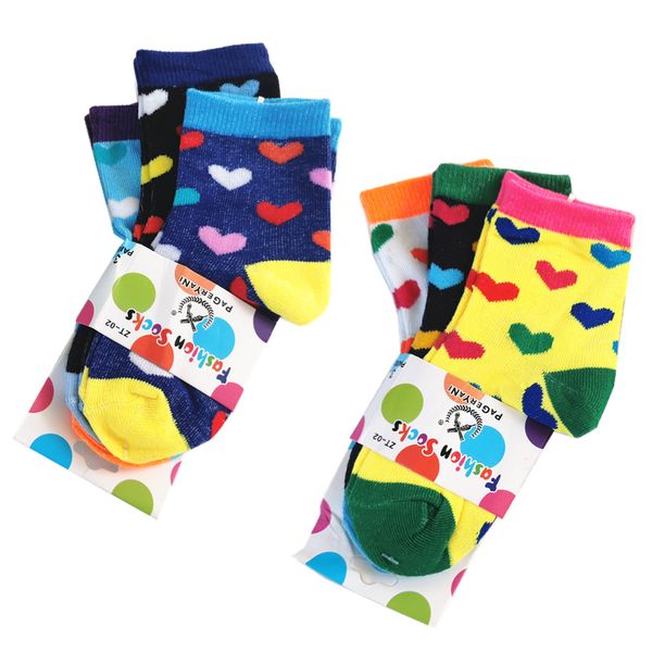 Funky Toddler Socks Happy Kids Socks For Children -6 Pairs