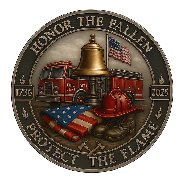 United States Firefighters Coin