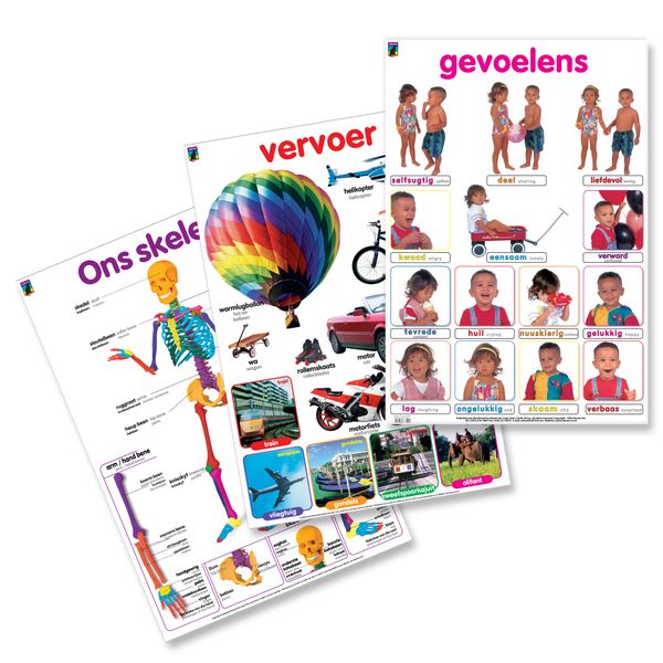 Educat wall chart 3 Afrikaans Basic Education Pack 9