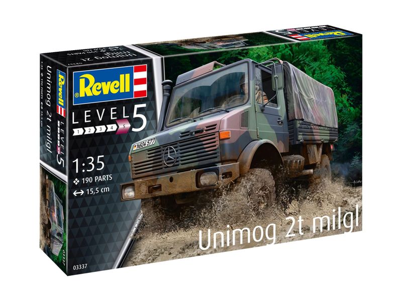 Revell 1/35 Unimog 2t Milgl Plastic Model Kit