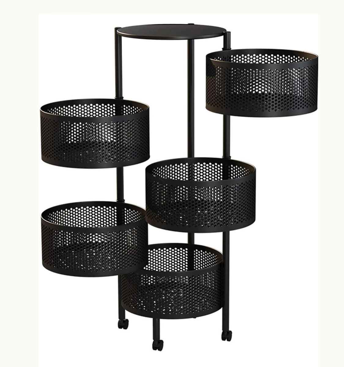 round file storage rack