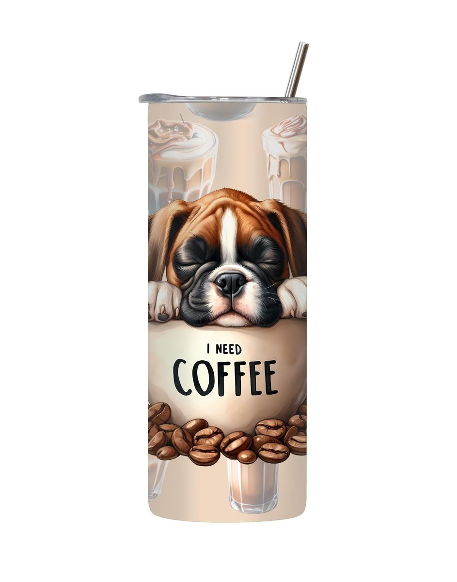 Dog Cup_15 20 Oz Tumbler with Lid and Straw Trendy Coffee Graphic Gift 202 | Shop Today. Get it ...