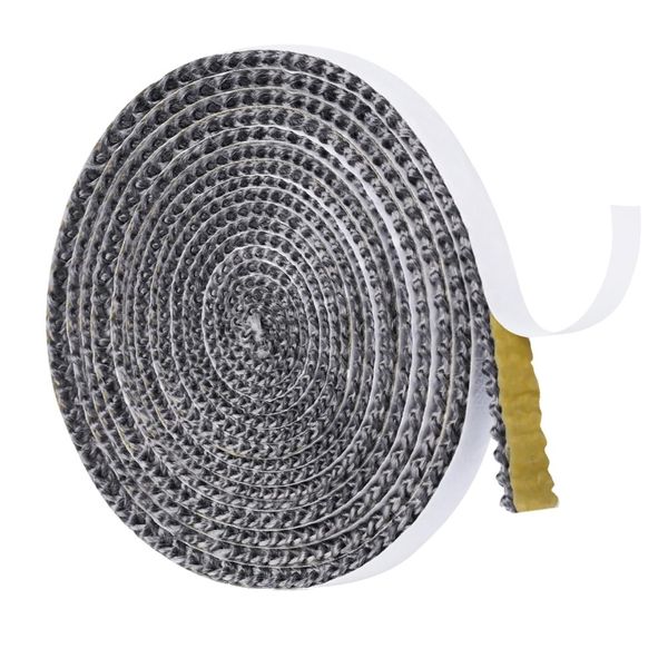 DIY Tool Fireplace Oven Door Self-Adhesive Fibreglass Seal Rope Tape 2.5m
