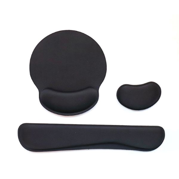 Mouse Pad Memory Foam Superfine Fibre Wrist Rest Pad Ergonomic Mousepad