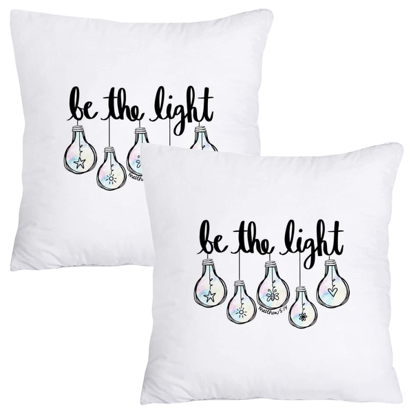 Scatter Cushion Cover Set - Be the light (Matthew 5-14)