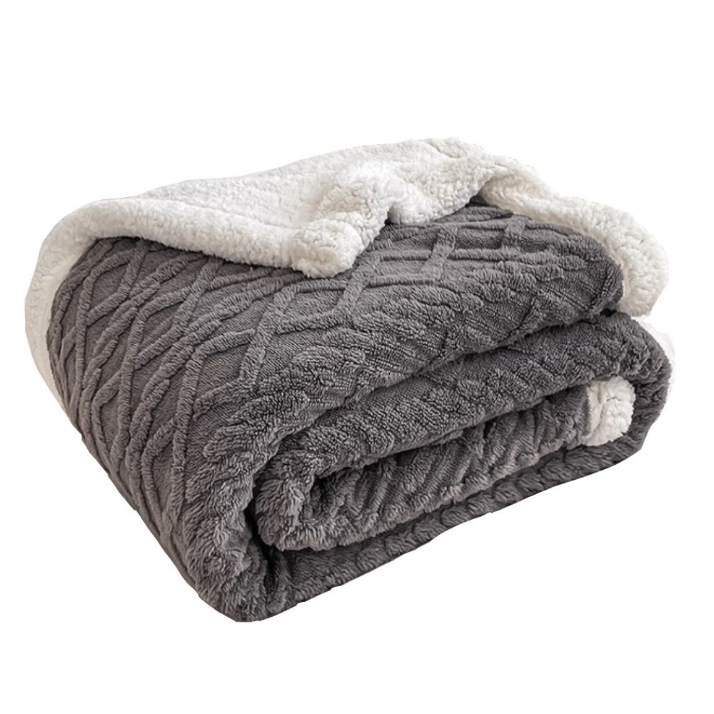 Warm Flannel Fluffy Throw Fleece Soft Thick Blankets