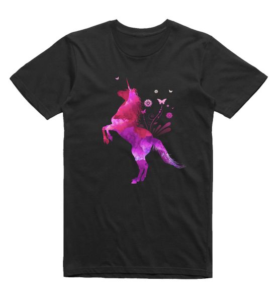 Whimsical Unicorn Short-Sleeved T-Shirt
