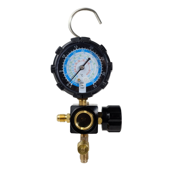 Low Side Pressure Gauge R410A R22 R404A Single Manifold Gauge