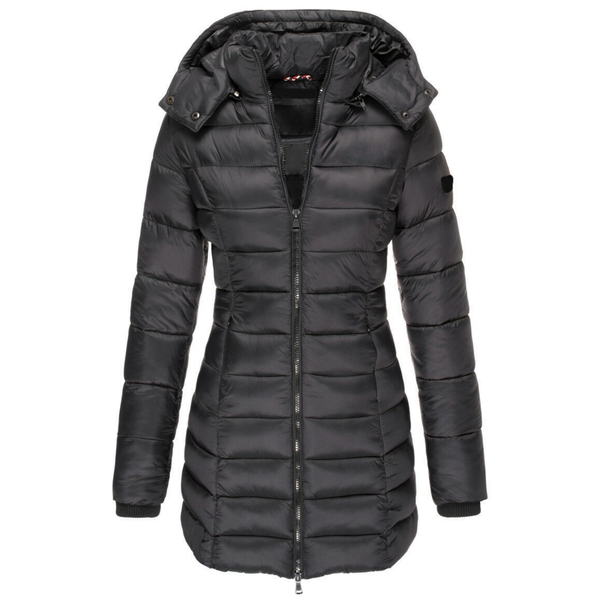 Women's Puffer Jacket Puffer Coat Hooded Longline Puffer Jacket