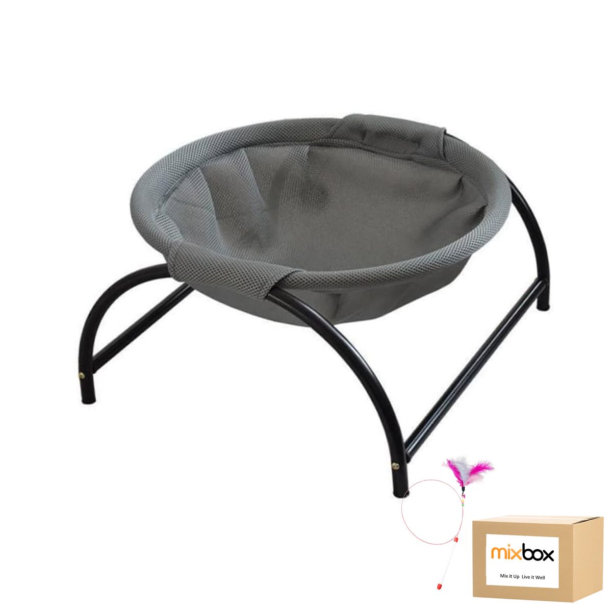 Mix Box Pet Cat Bed Pet Hammock Bed Set with Cat Teaser