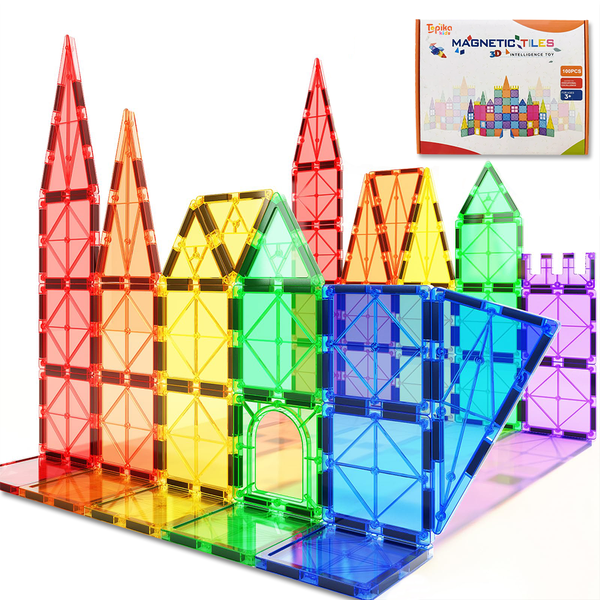 Topika Magnetic Blocks Building Toy Set, 100 piece STEM Educational Toy