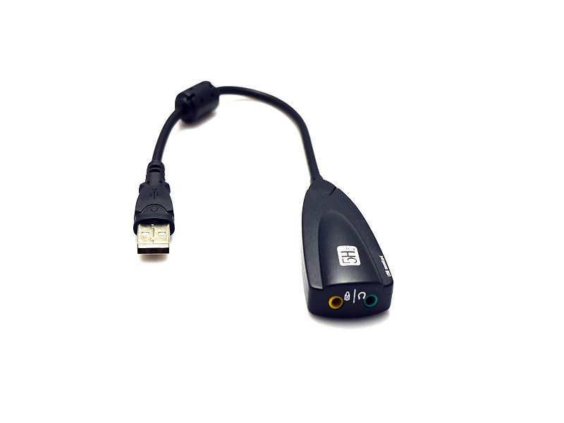 ZATECH 5Hv2 USB External Wired Sound Card -Virtual 7.1 Channel