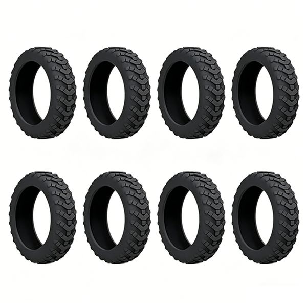 8 Pack Suitcase Wheels Protective Case,Wheel Covers, Non-Slip and Silent