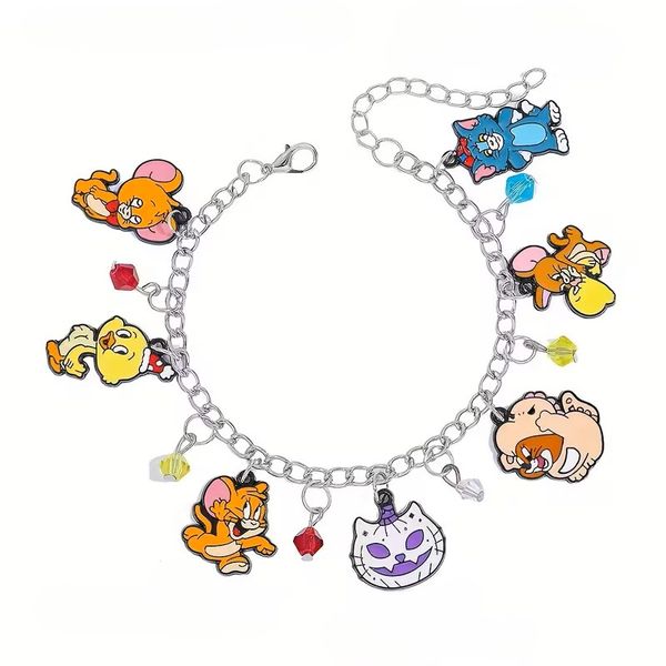 Tom &amp; Jerry Halloween Theme Charm Bracelet