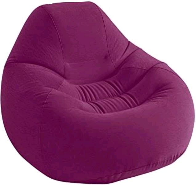 Deluxe Beanless Bag Inflatable Chair - Grape