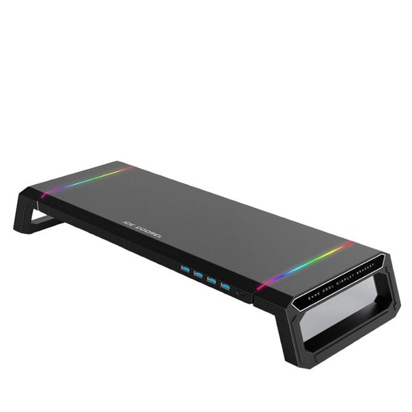 T1 RGB Multipurpose Laptop Monitor Stand Mount 4 USB Port