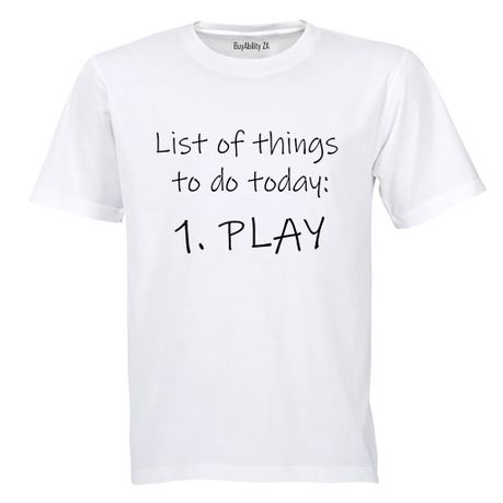 List of things to do today - Kids T-Shirt - White