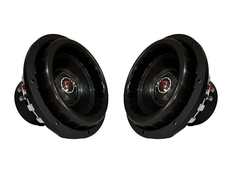 Powerbass RAGE-12D4 3500W RMS 12" DVC Subwoofer - 2 Pack