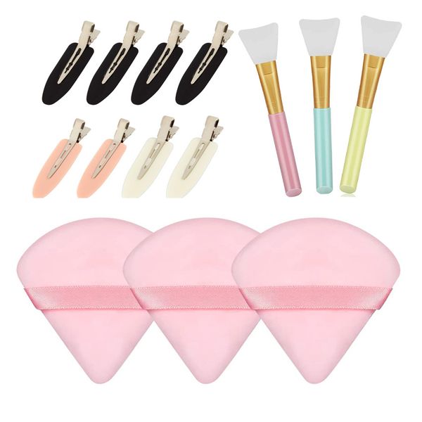 14 Piece Skincare Makeup Kit( Brush,Clips,Makeup Sponges)