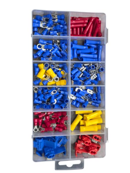 200-Piece Electrical Terminal Kit - Connectors for Wiring &amp; DIY Projects