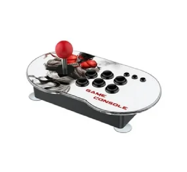 Joystick Video Game Console With Cool Clourful Gradient Lights