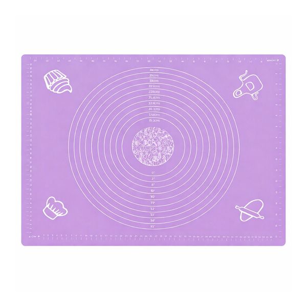 Purple Silicone Baking &amp; Dough Rolling Mat