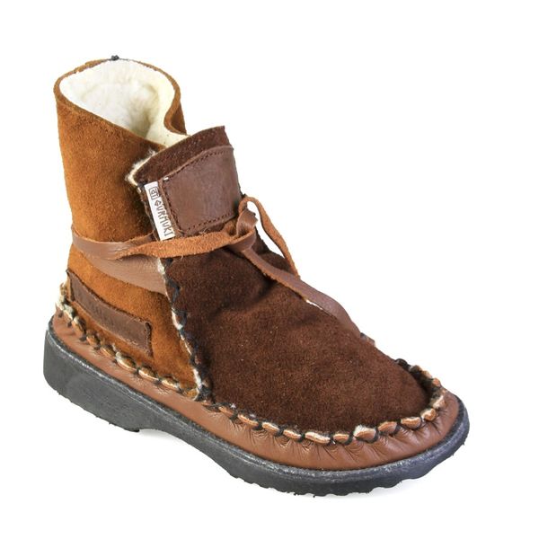 Gurmuki LADIES Sheepskin Wool Ankle Boots - 2T Chocolate