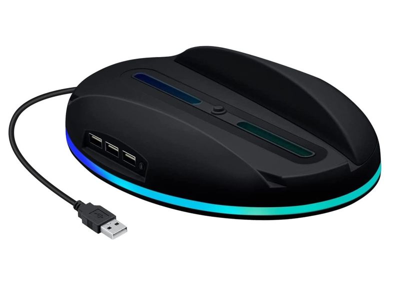 Vertical Stand With 3 USB Ports &amp; RGB Lit Base for P5 Disk &amp; Digital Edition