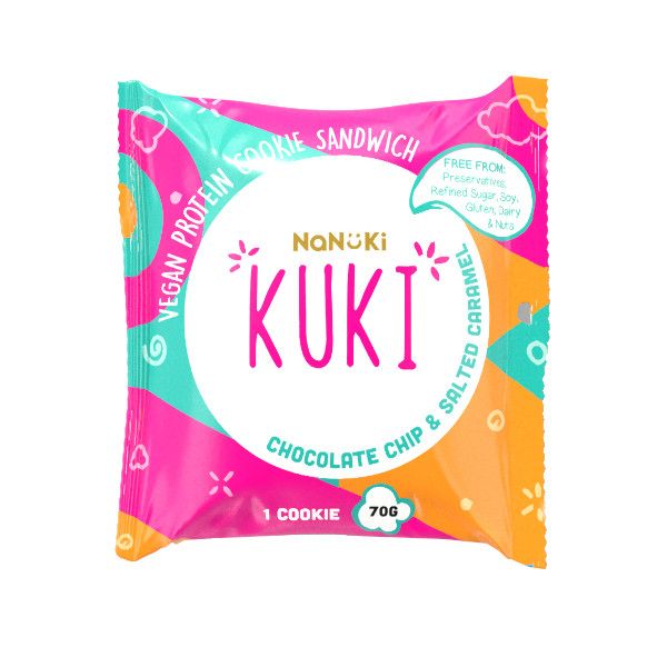 Nanuki Kuki Chocolate Chip Salted Caramel 45g x 18 units
