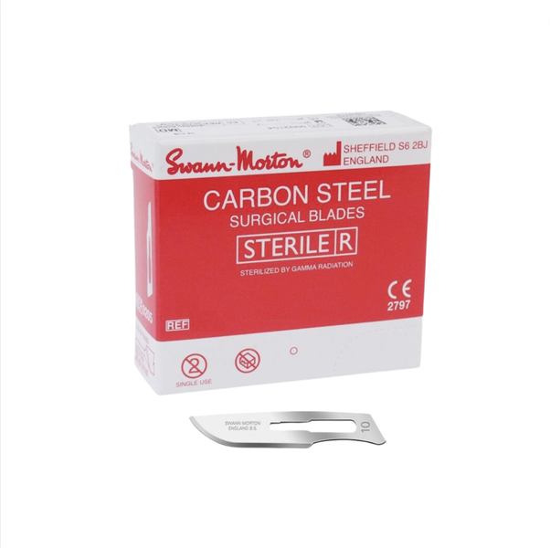 Swann Morton #10 Dermaplaning Sterile Blades (Box of 100)