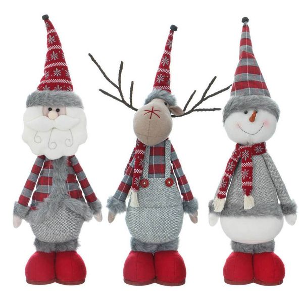 Novelty Christmas Standing Plush Christmas Decoration