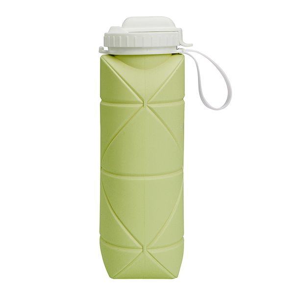 Collapsible Silicone Water Bottle for Travel, BPA-Free &amp; Reusable