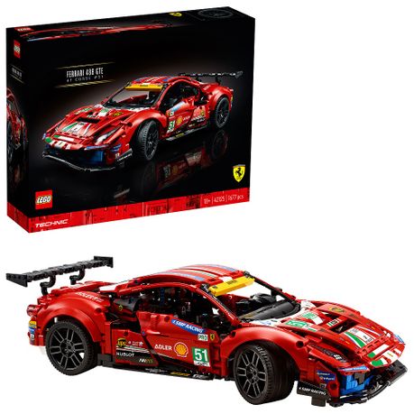 LEGO Technic Ferrari 488 GTE AF Corse 51 42125 Building Toy Cars 1 677 Pieces Daily Sale Shop