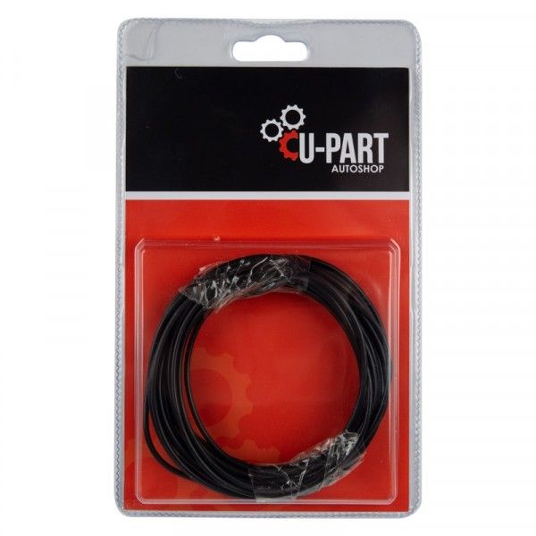 Bulk Pack 3 x U-Part Electric Wire - 1.6mm x 5 Meter (Black)