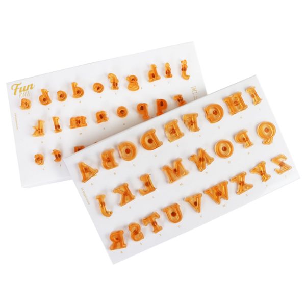 PME Fun Fonts Collection 2 Alphabet Letters Embosser Stamp Cake Decorating